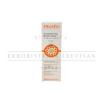Migliorin Shampoo Antiforfora: White bottle with orange accents, featuring golden millet. Dandruff control shampoo.